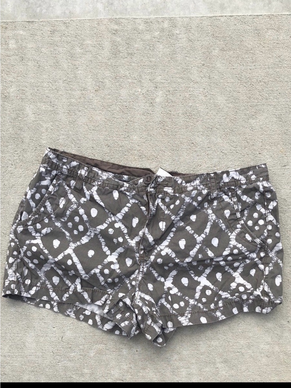 Route 66 Gray Printed Women's Bermuda Shorts